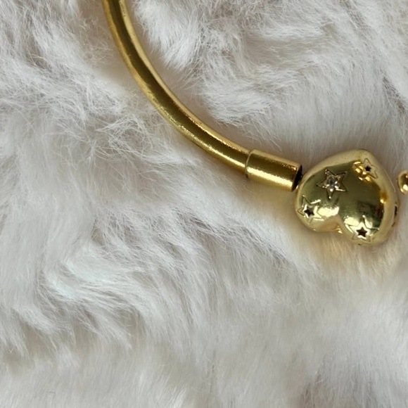 Pandora Celestial Heart Clasp Bangle Bracelet - Picture 2 of 3